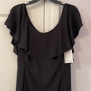 Theory Godet Slip Dress
